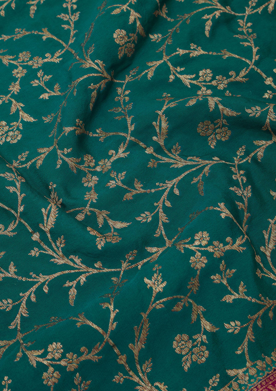 Blue Zariwork Pure Silk Saree-Koskii