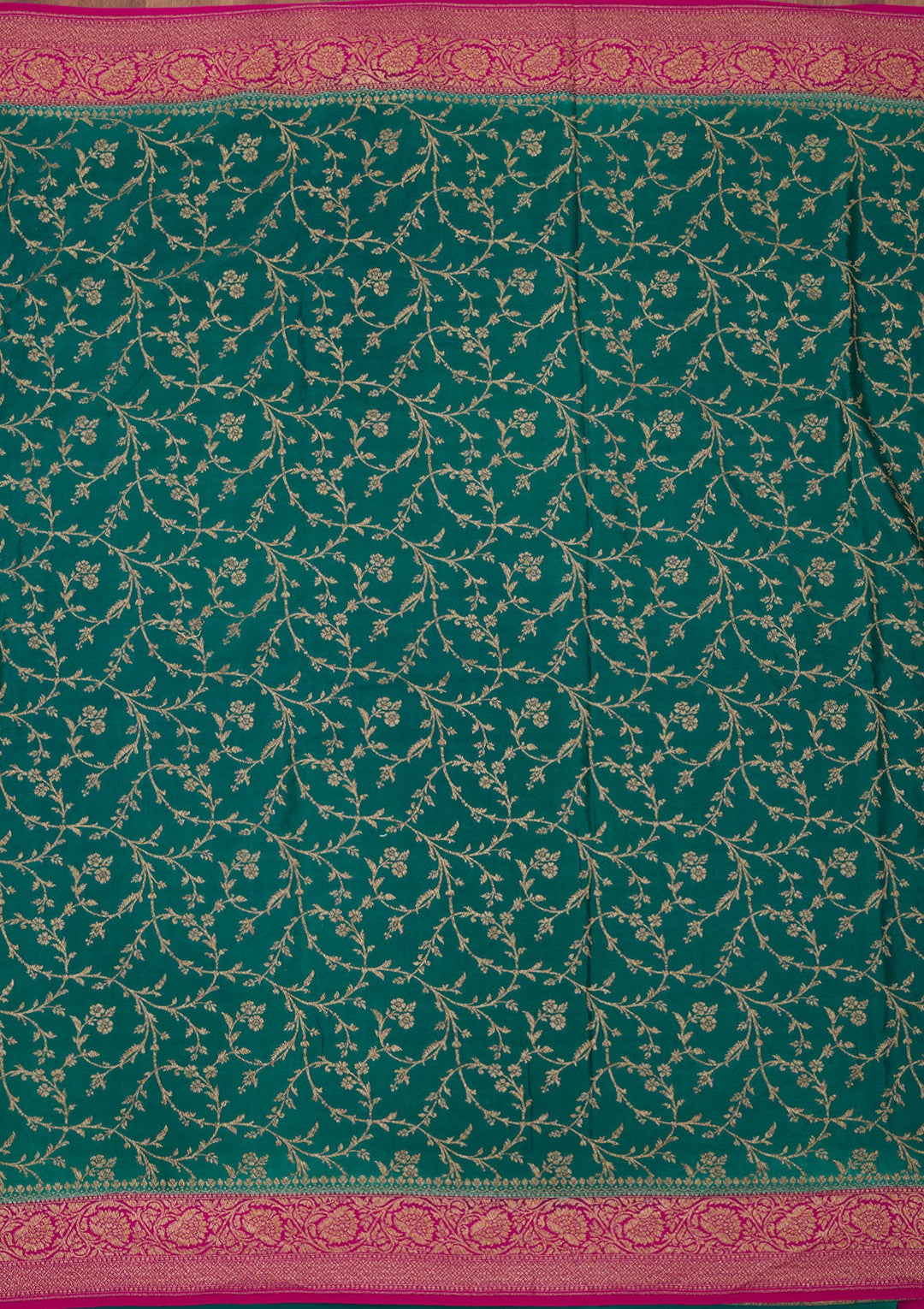 Blue Zariwork Pure Silk Saree-Koskii