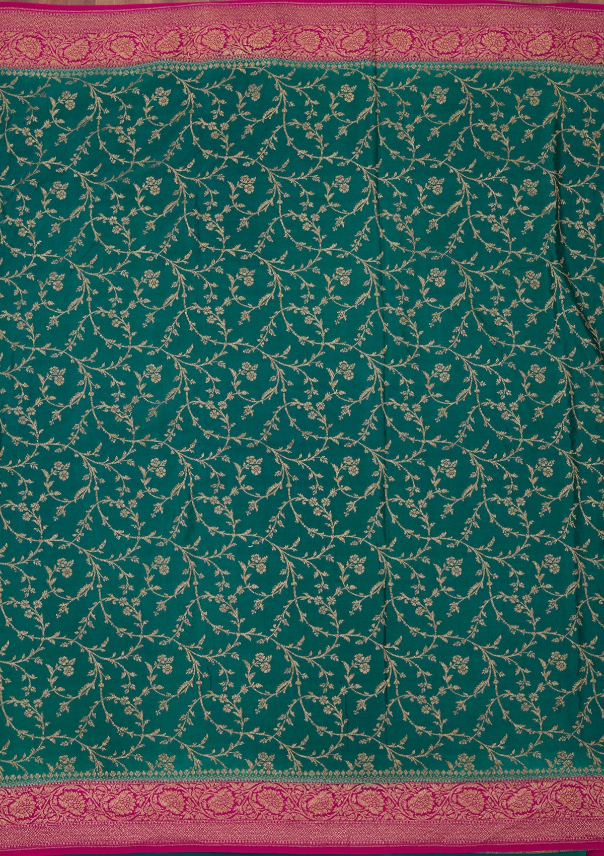 Blue Zariwork Pure Silk Saree-Koskii