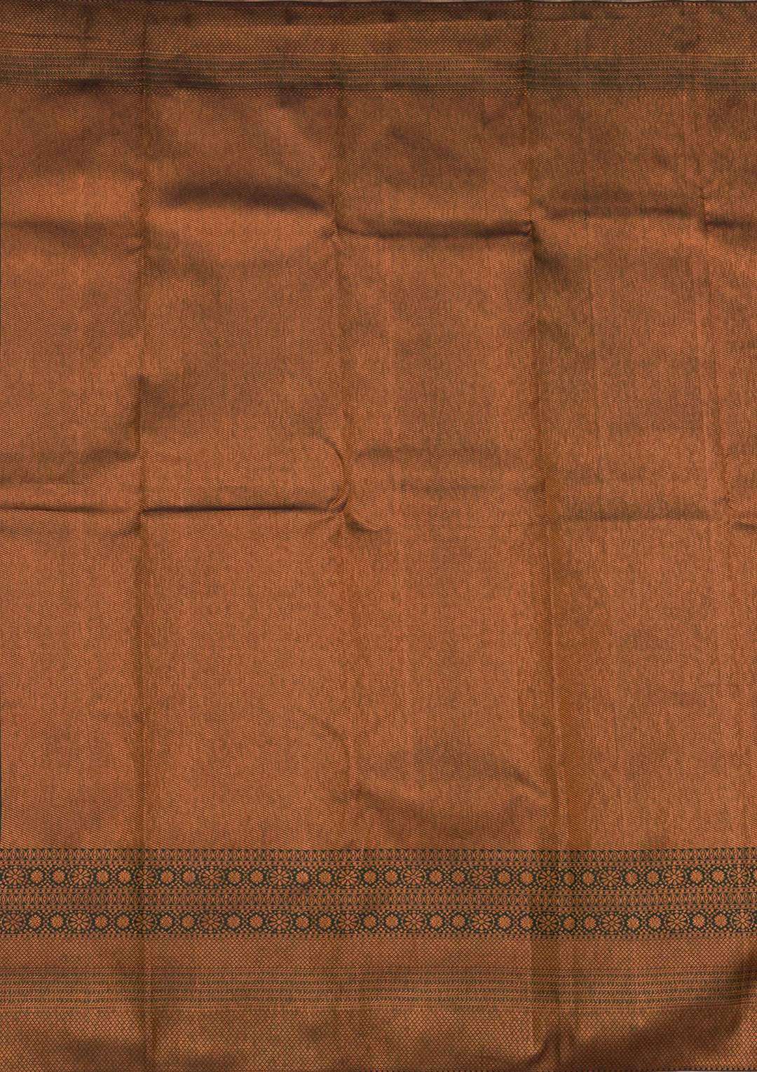 Bottle Green Zariwork Pure Silk Saree-Koskii