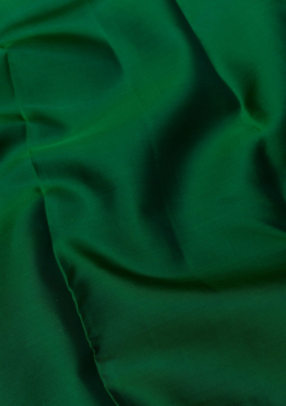 Bottle Green Zariwork Pure Silk Saree-Koskii