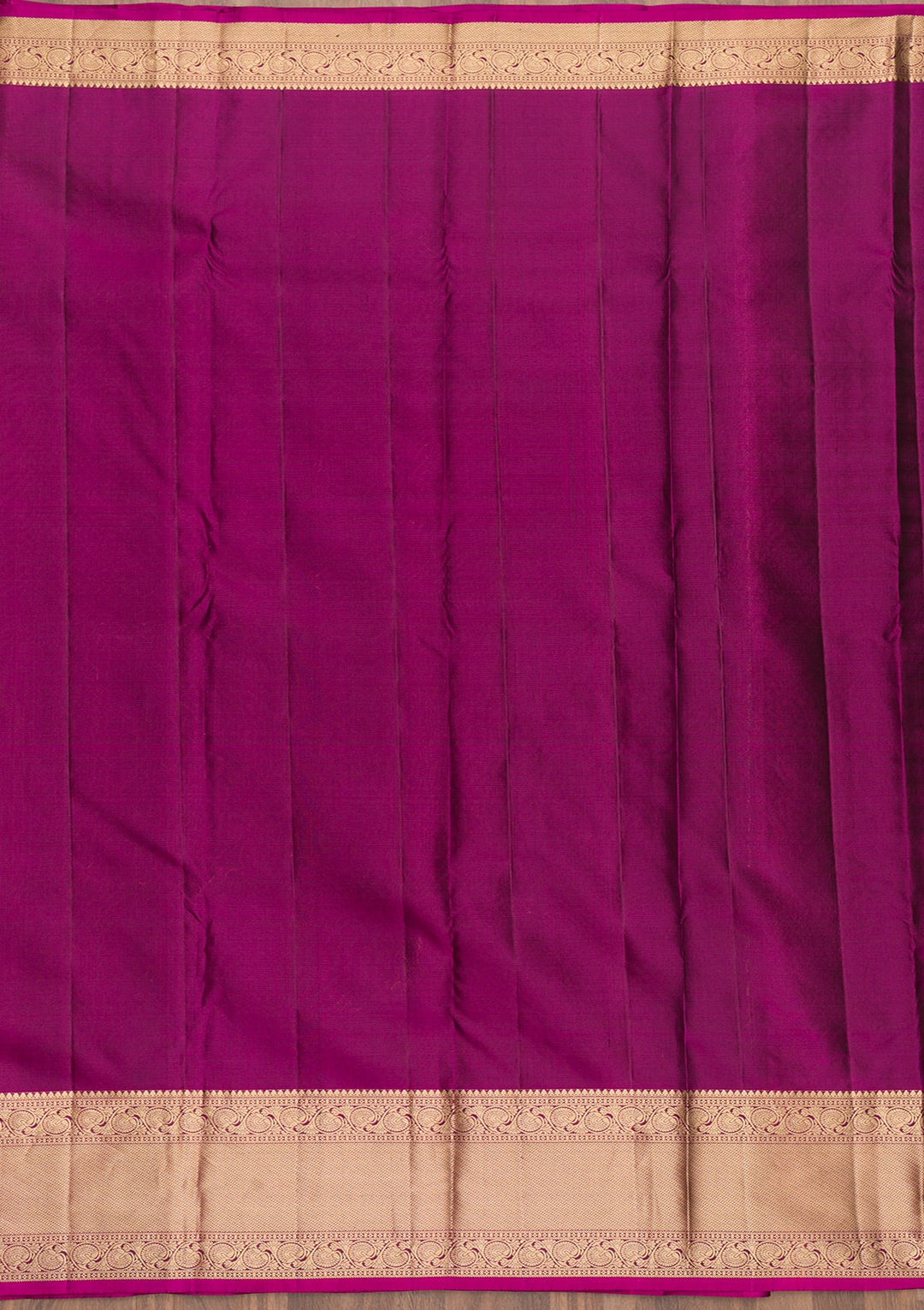 Bottle Green Zariwork Pure Silk Saree-Koskii