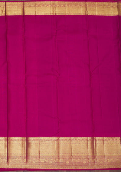 Green Zariwork Pure Silk Saree-Koskii