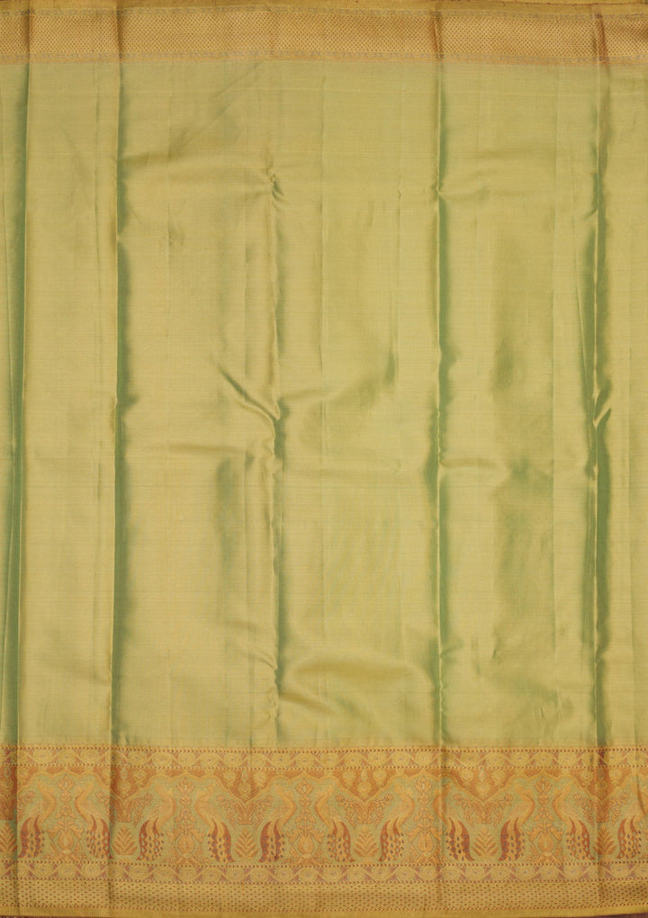 Brown Zariwork Pure Silk Saree-Koskii