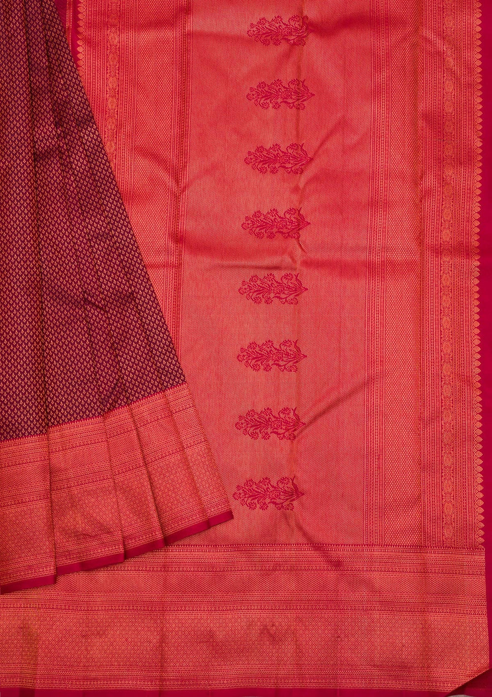 Brown Zariwork Pure Silk Saree-Koskii