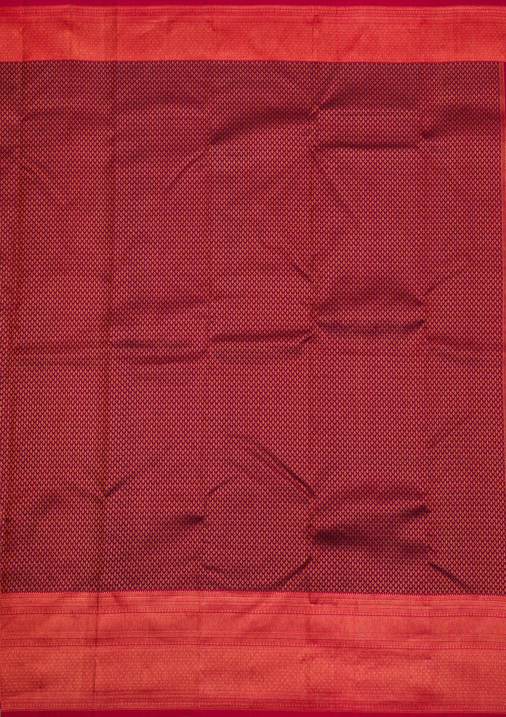 Brown Zariwork Pure Silk Saree-Koskii