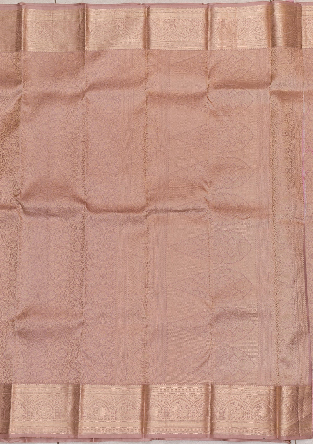 Brown Zariwork Pure Silk Saree-Koskii