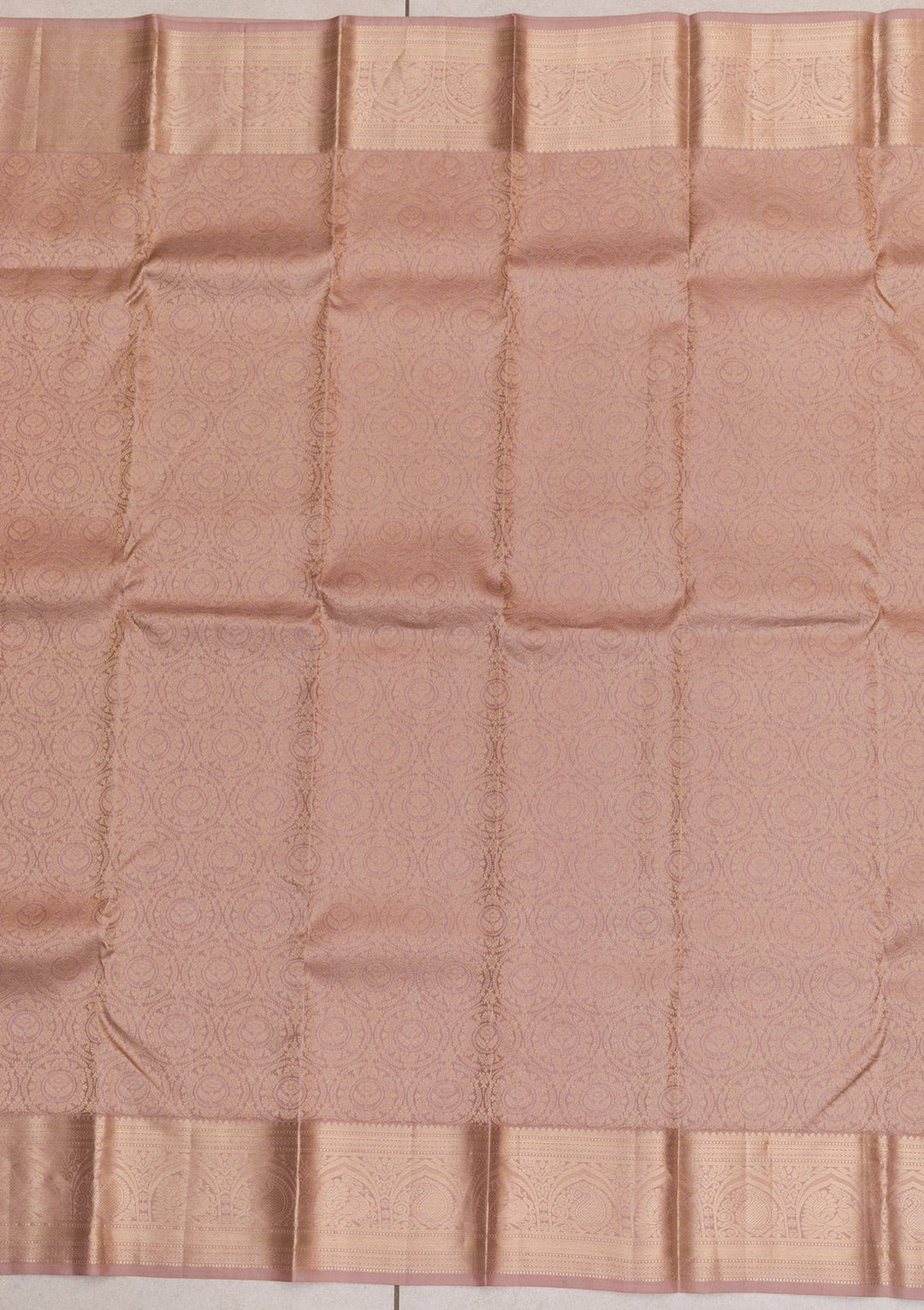 Brown Zariwork Pure Silk Saree-Koskii
