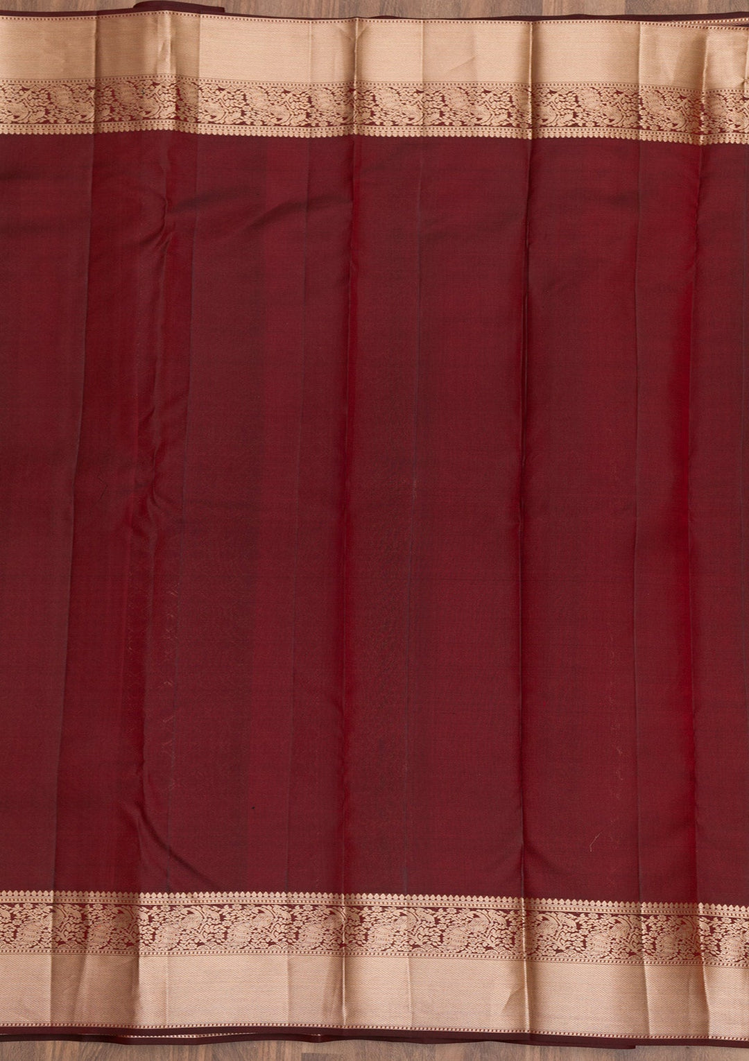 Brown Zariwork Pure Silk Saree-Koskii