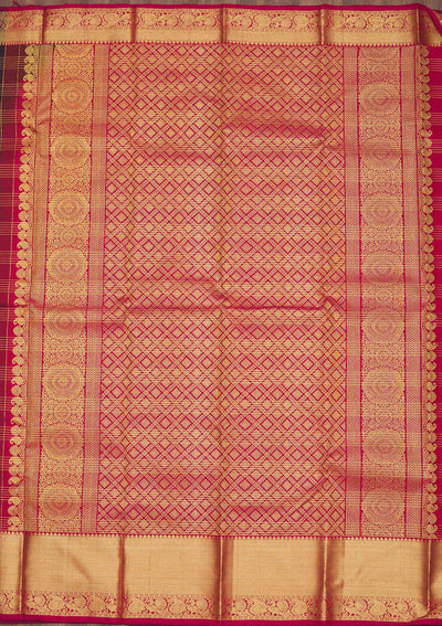 Brown Zariwork Pure Silk Saree