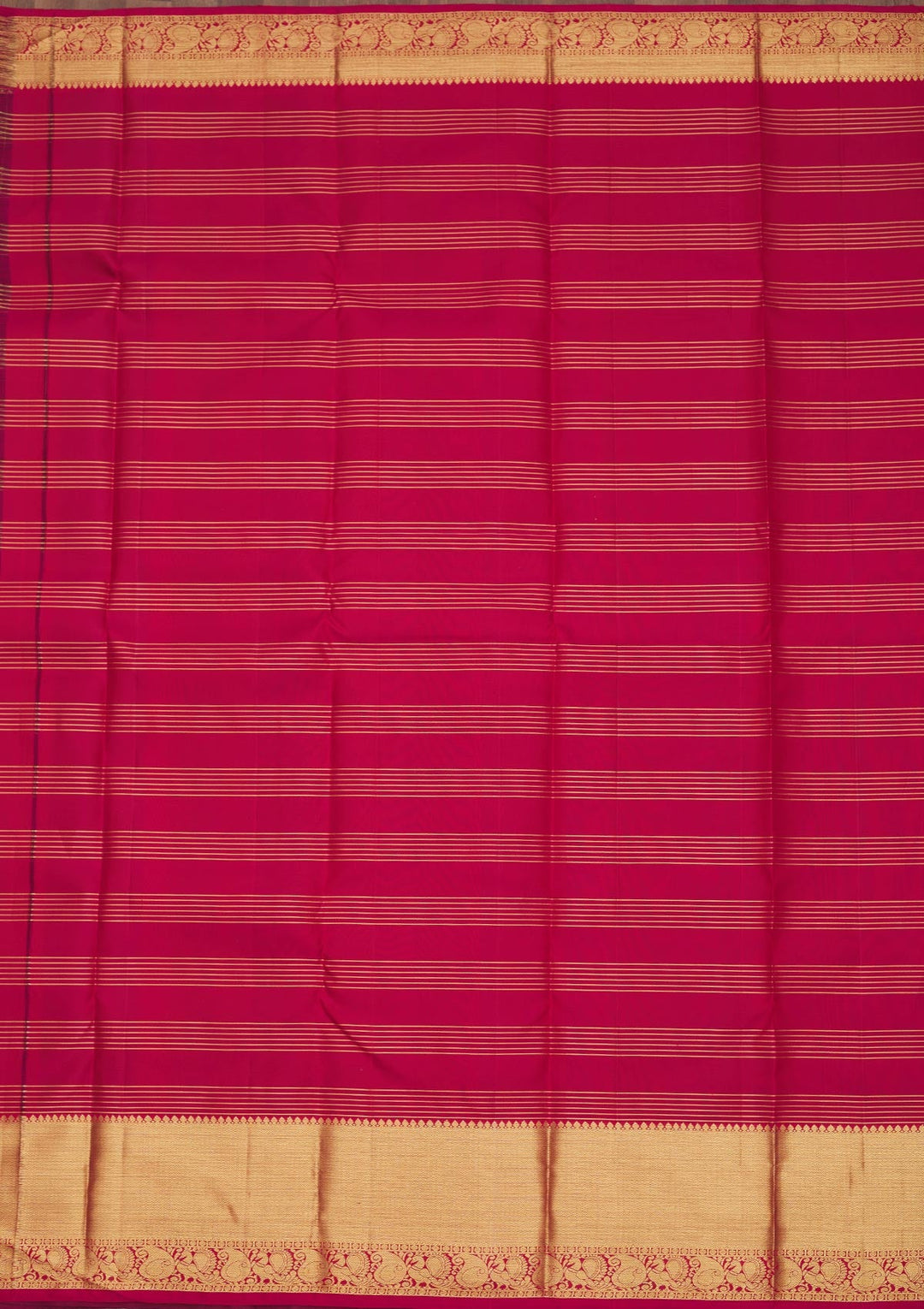 Brown Zariwork Pure Silk Saree