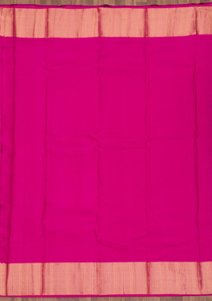 Brown Zariwork Pure Silk Saree-Koskii