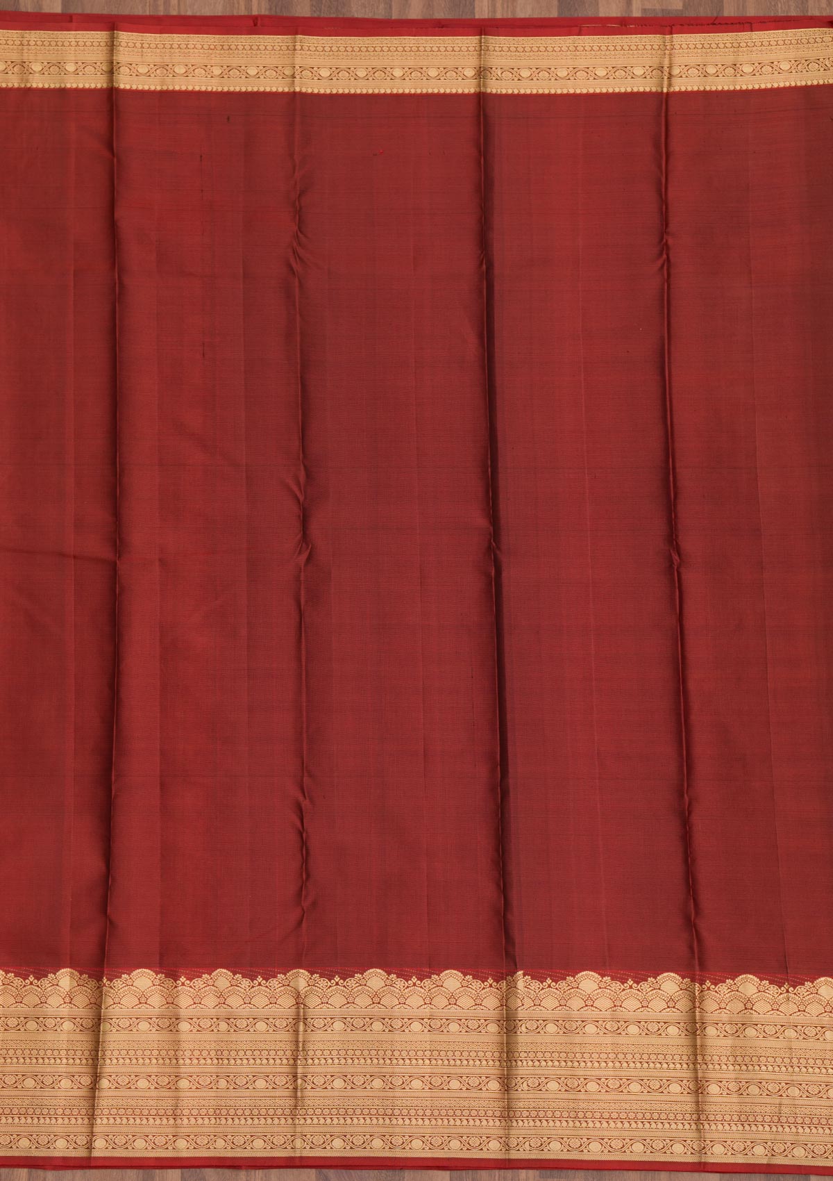 Brown Zariwork Pure Silk Saree-Koskii