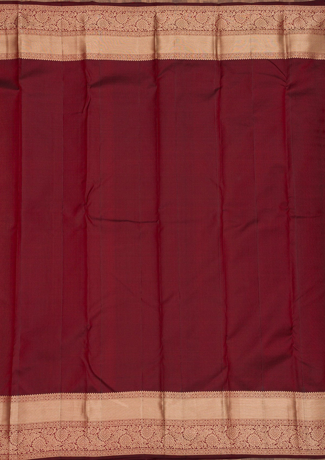 Brown Zariwork Pure Silk Saree-Koskii