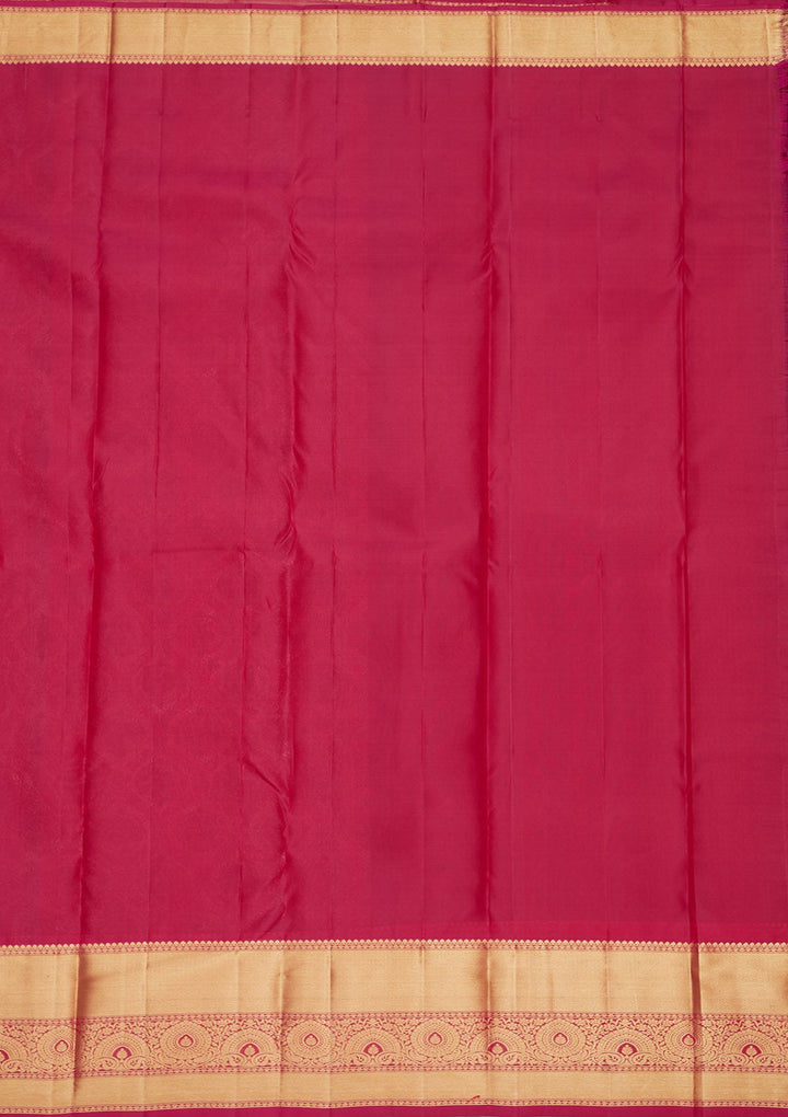 Brown Zariwork Pure Silk Saree-Koskii