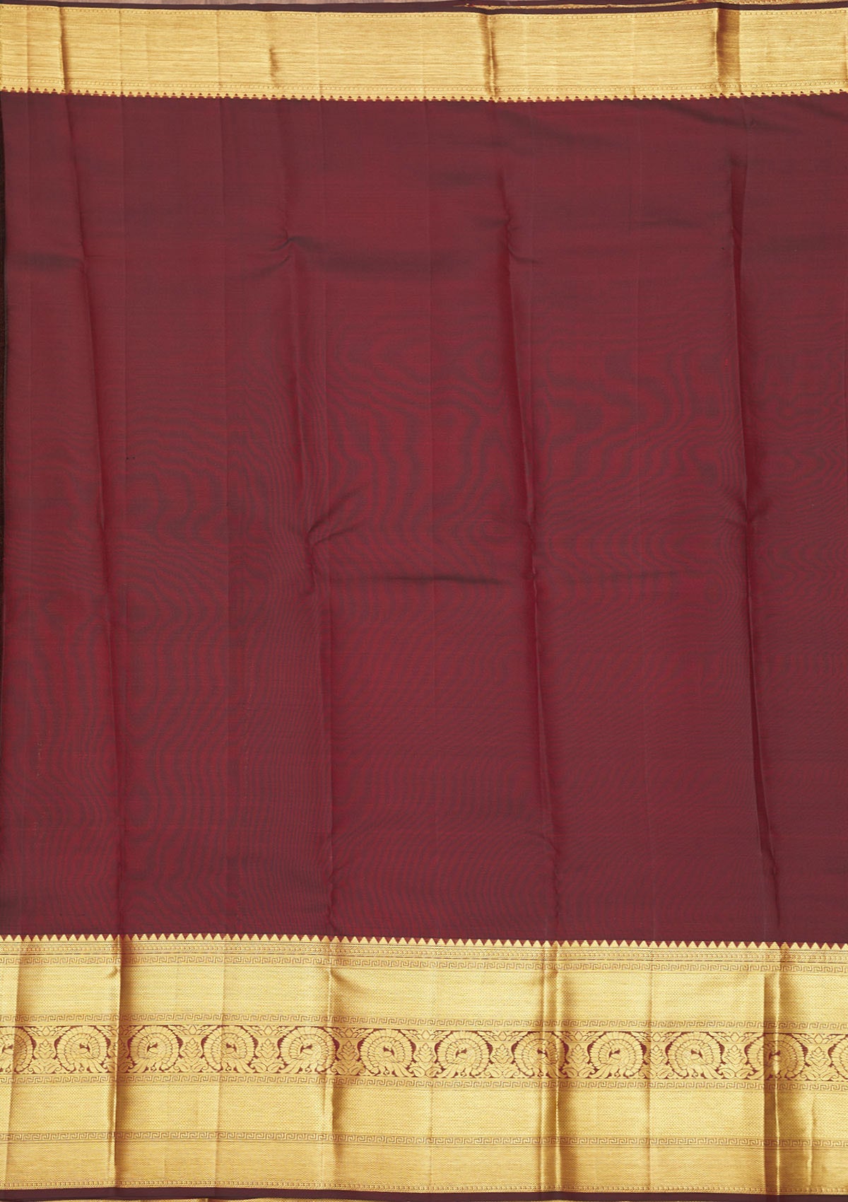 Brown Zariwork Pure Silk Saree-Koskii