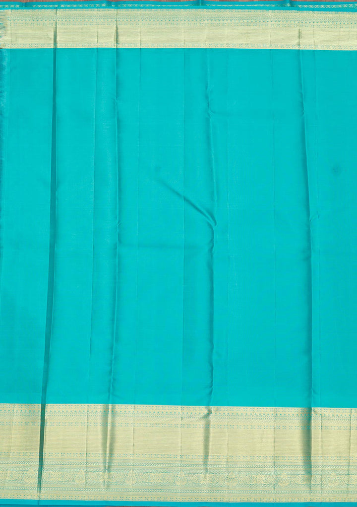 Brown Zariwork Pure Silk Saree-Koskii