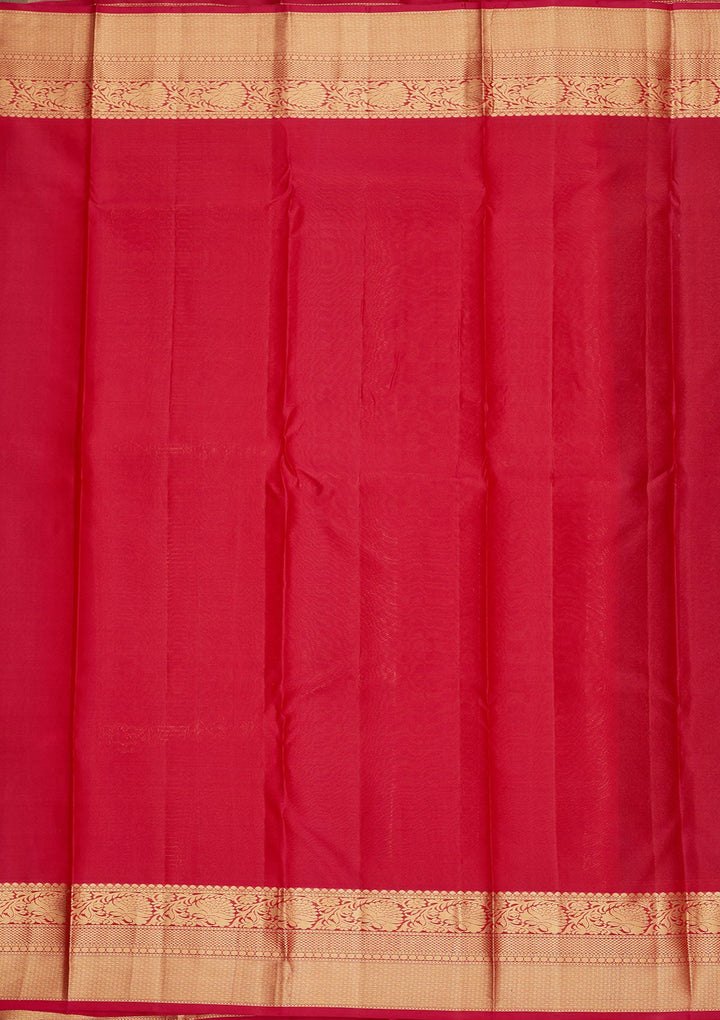 Brown Zariwork Pure Silk Saree-Koskii