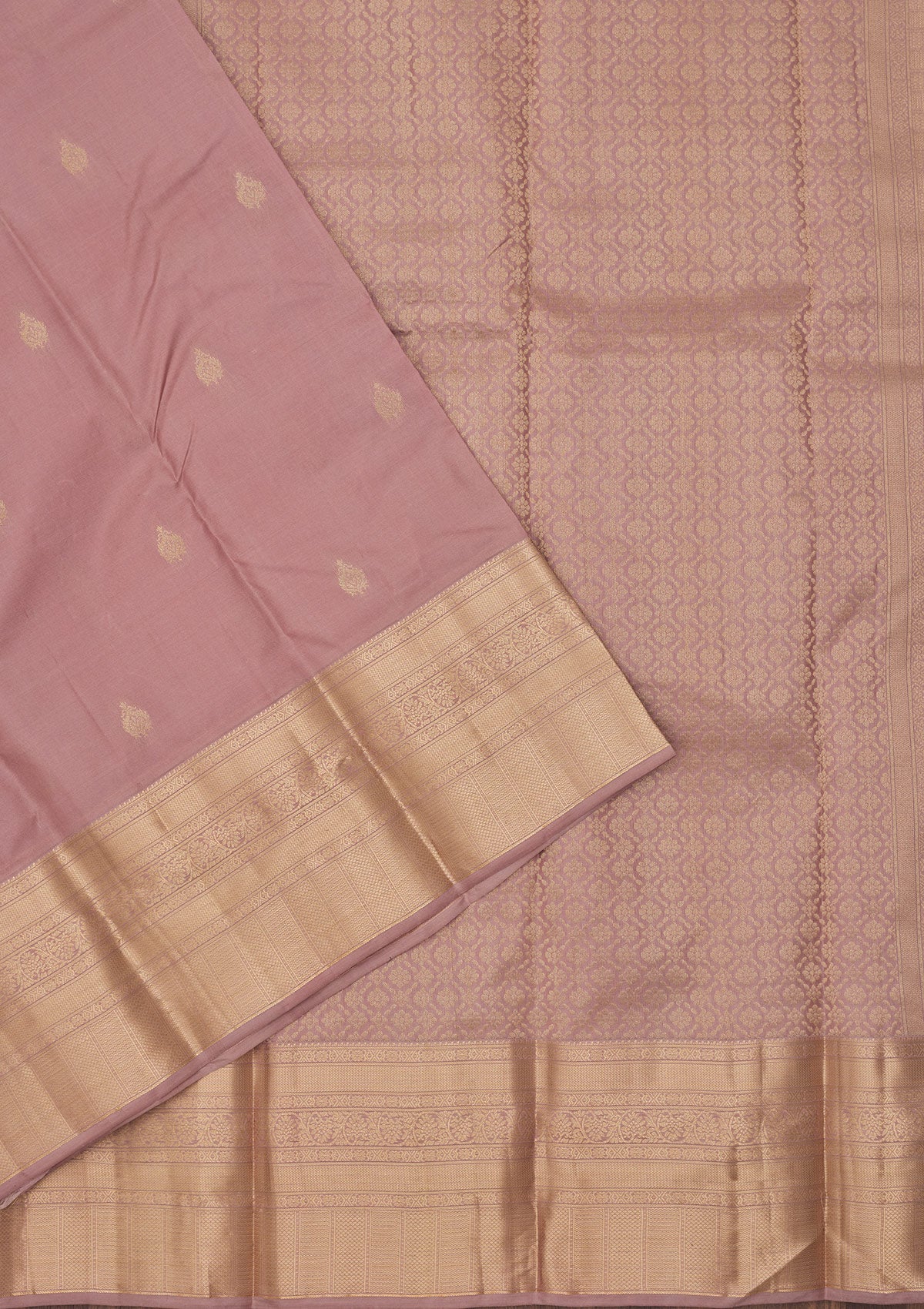 Copper Zariwork Pure Silk Saree