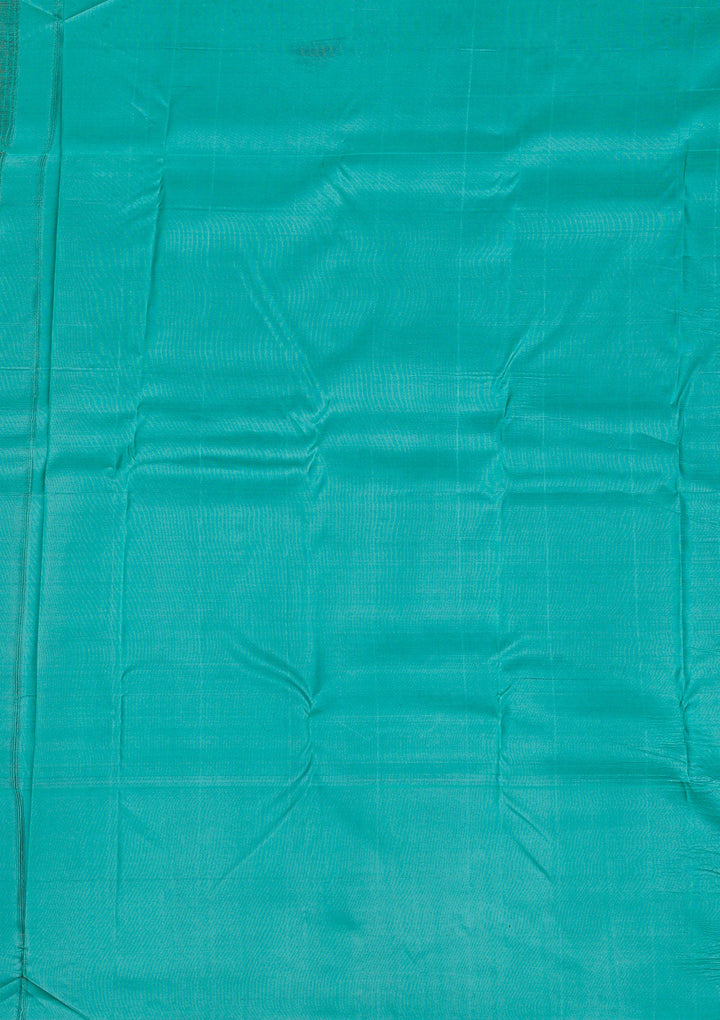 Cream Silver Zariwork Pure Silk Saree-Koskii