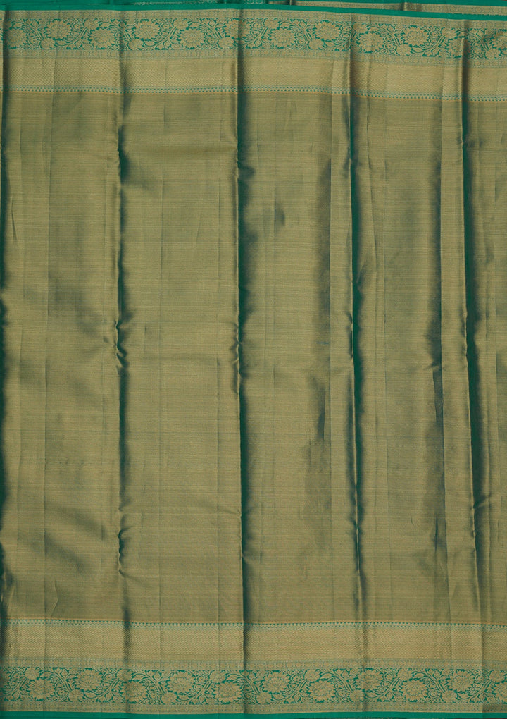 Cream Zariwork Pure Silk Saree-Koskii