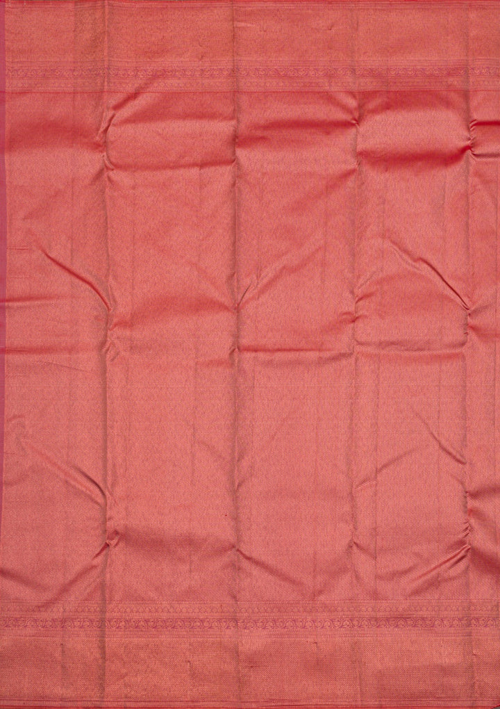 Cream Zariwork Pure Silk Saree-Koskii
