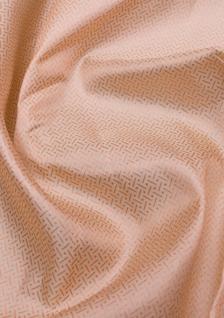 Cream Zariwork Pure Silk Saree-Koskii