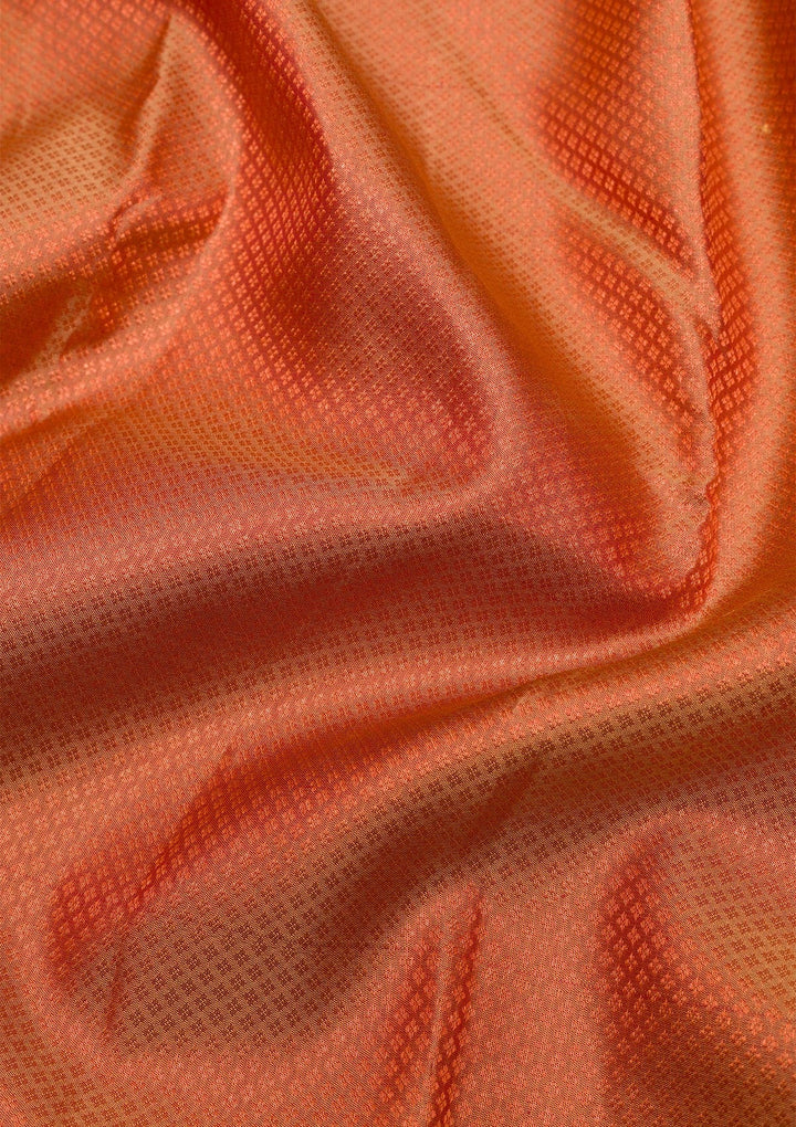 Cream Zariwork Pure Silk Saree-Koskii