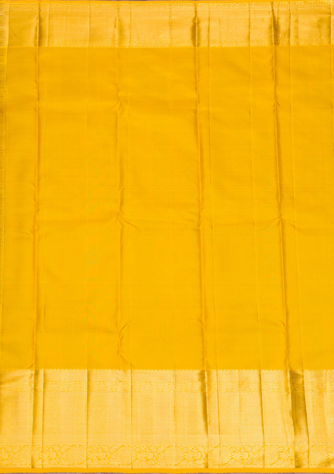 Cream Gold Zariwork Pure Silk Saree - Koskii