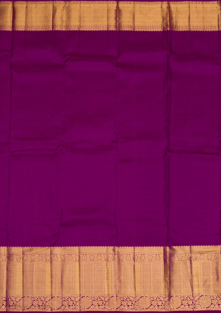 Cream Gold Zariwork Pure Silk Saree - Koskii