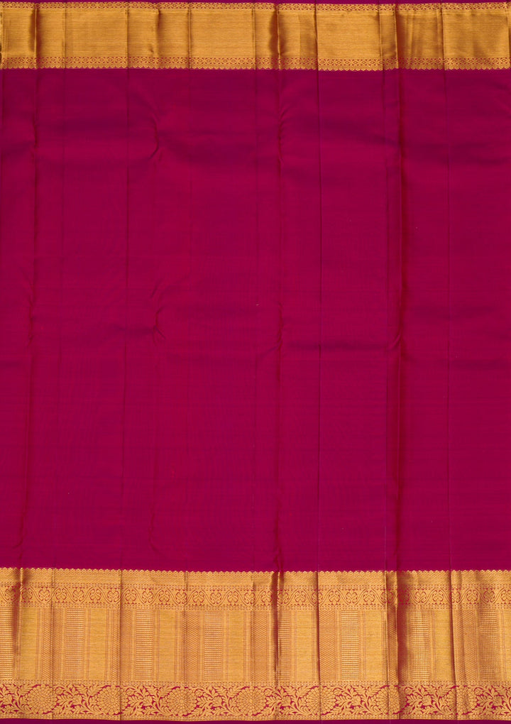 Cream Gold Zariwork Pure Silk Saree - Koskii