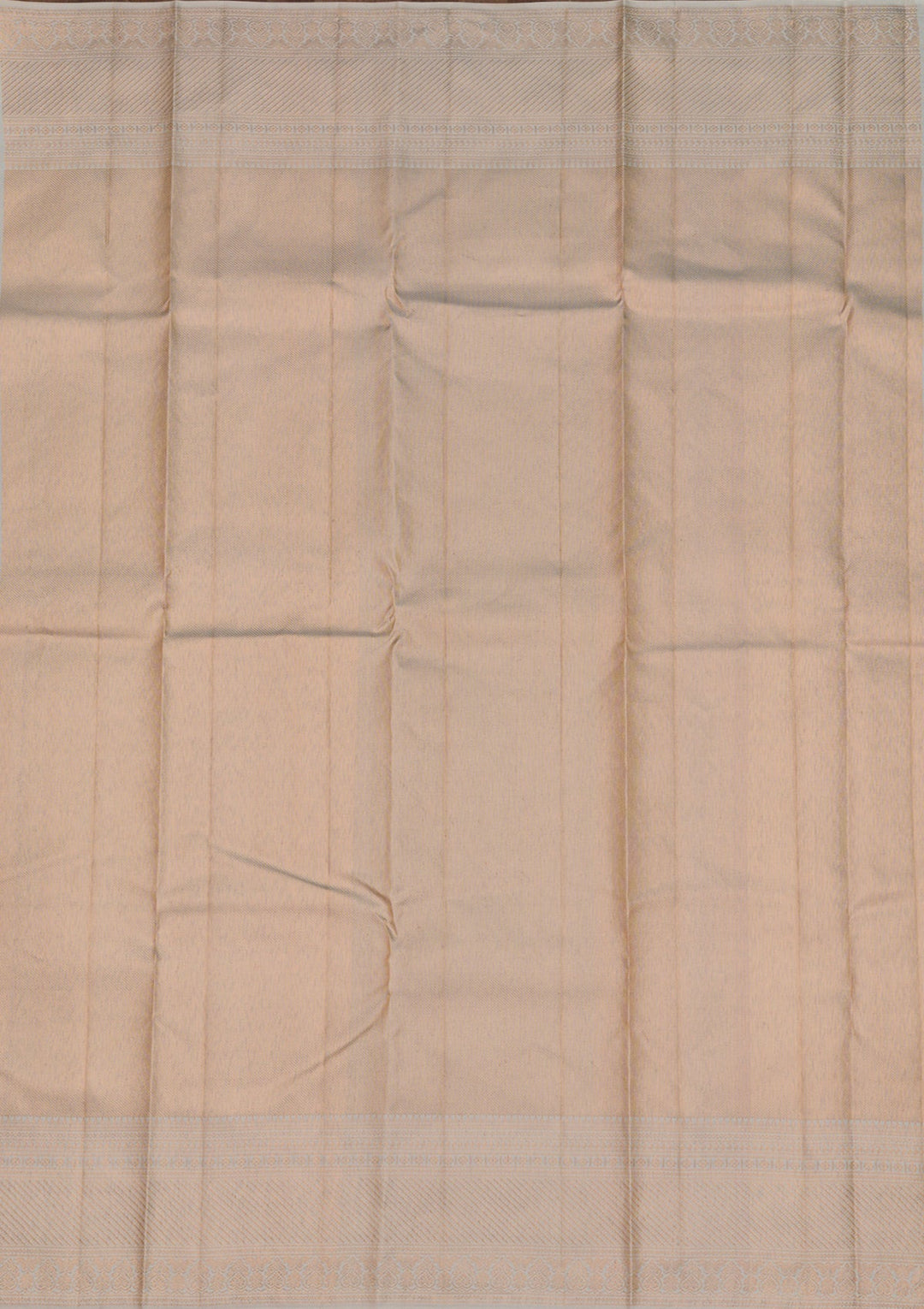Cream Zariwork Pure Silk Saree-Koskii