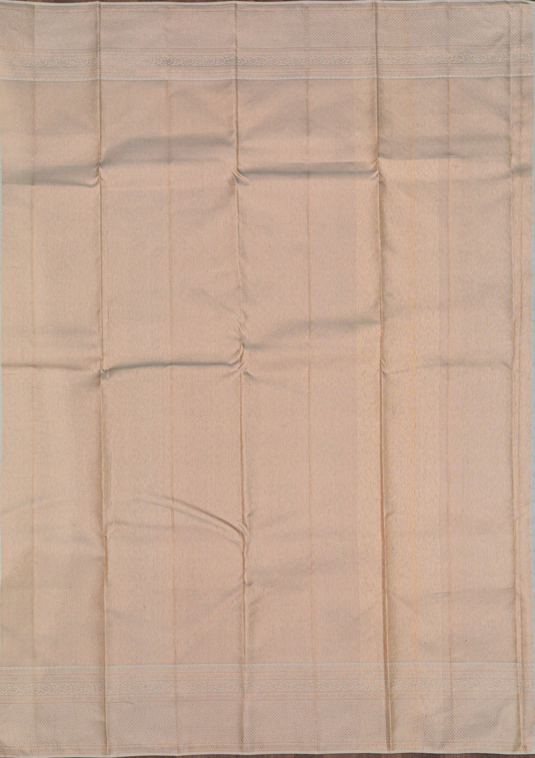Cream Zariwork Pure Silk Saree-Koskii