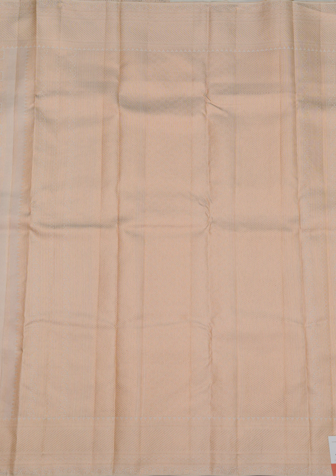 Cream Zariwork Pure Silk Saree-Koskii