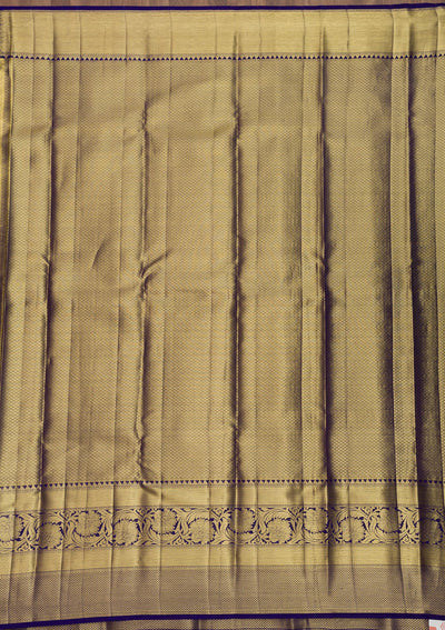 Cream Zariwork Pure Silk Saree-Koskii