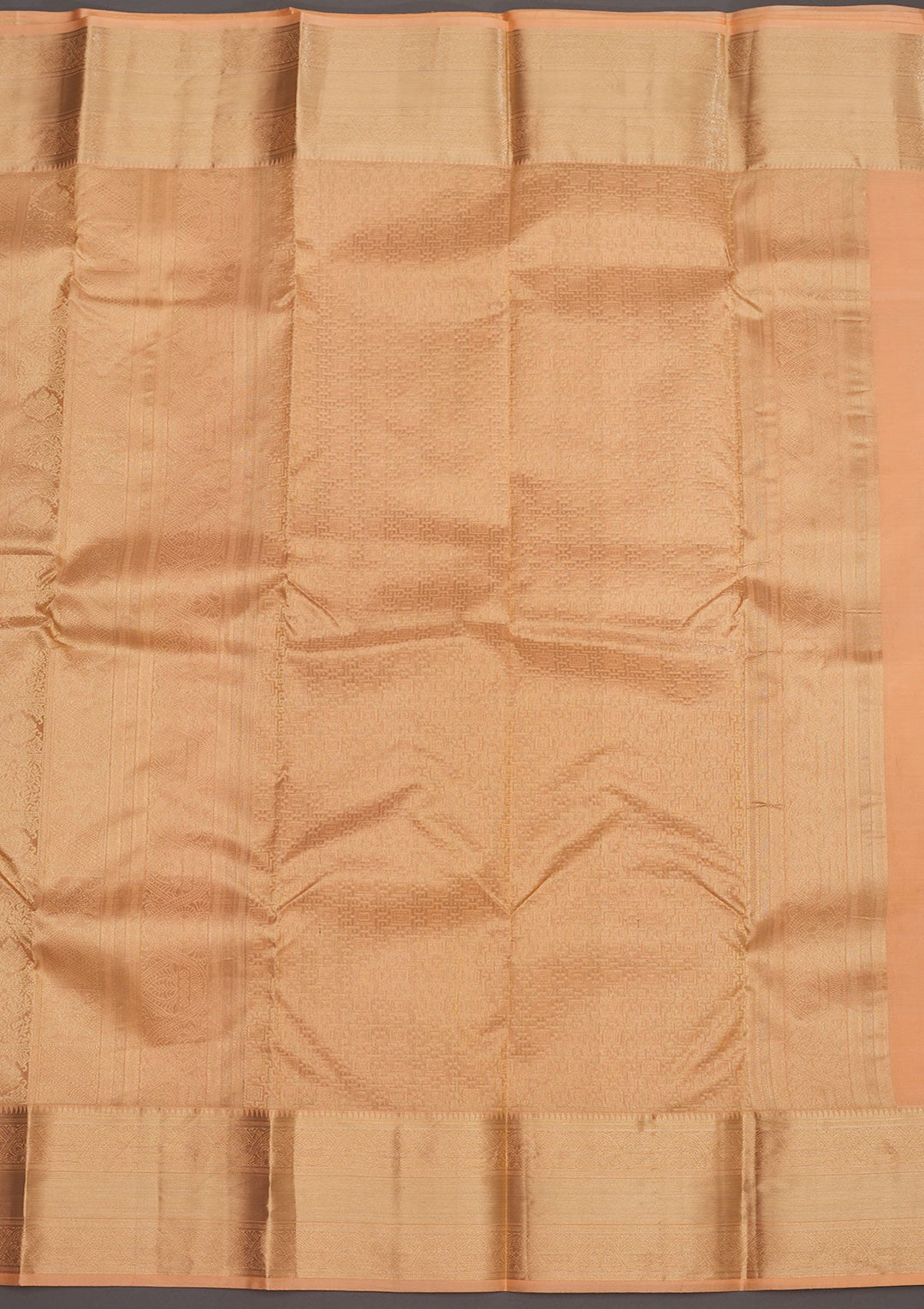 Cream Zariwork Pure Silk Saree-Koskii