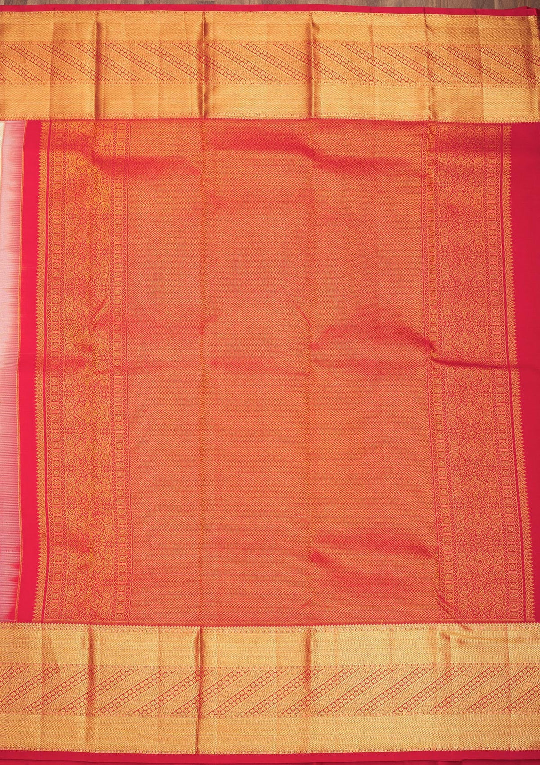 Cream Zariwork Pure Silk Saree-Koskii