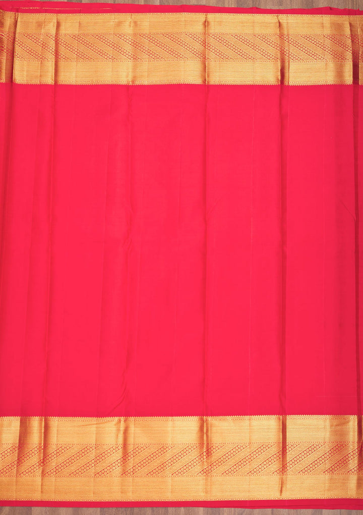 Cream Zariwork Pure Silk Saree-Koskii