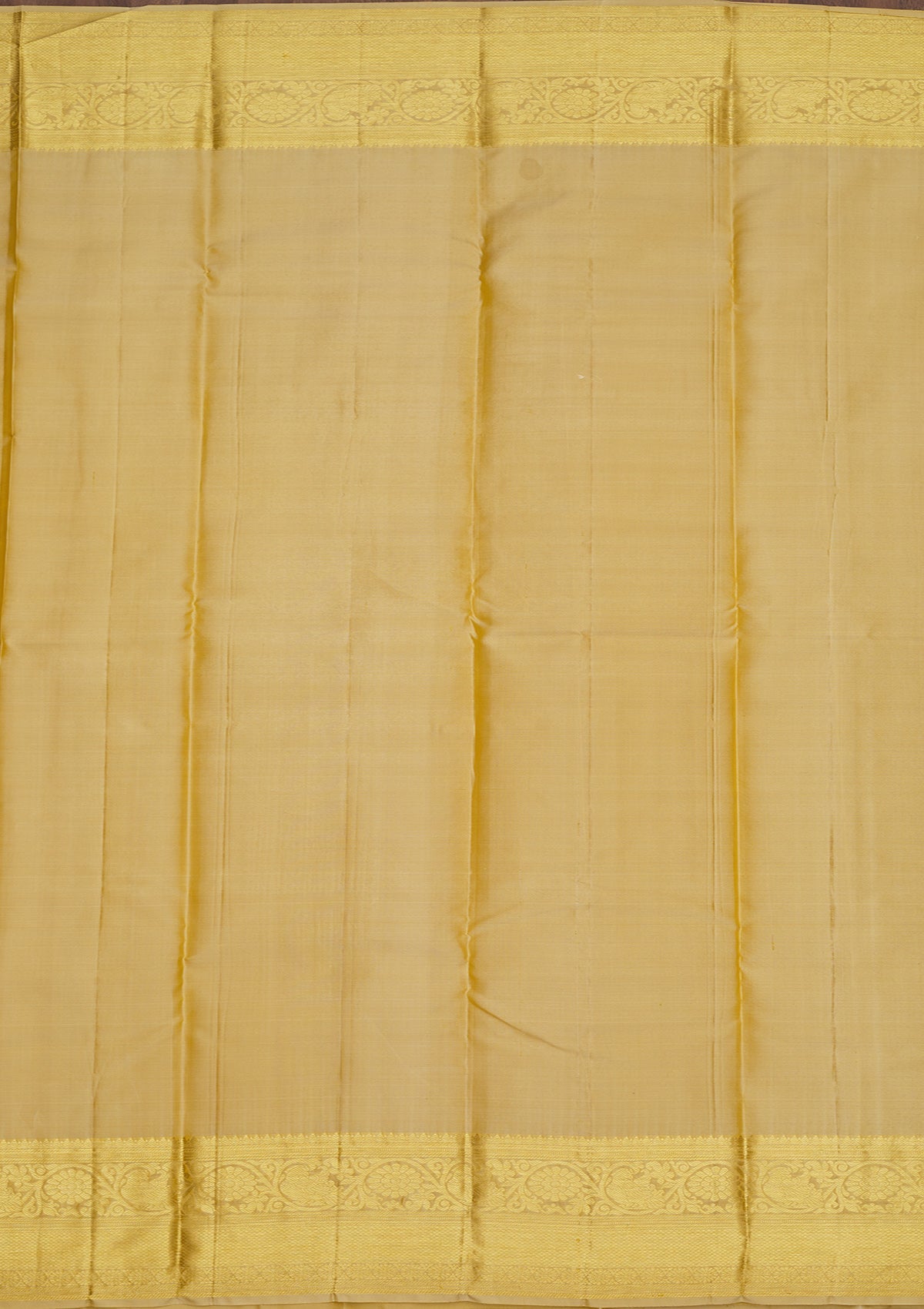 Cream Zariwork Pure Silk Saree