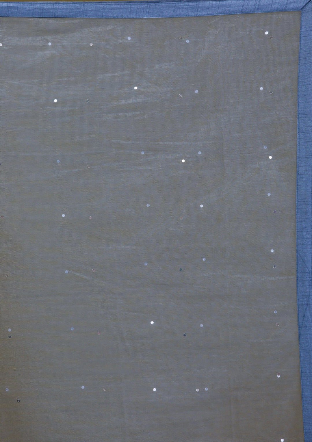 Dark Grey Mirrorwork Georgette Readymade Salwar Suit-Koskii