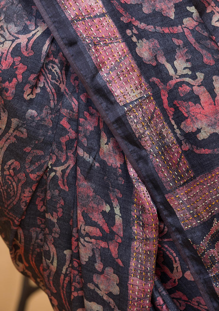 Lavender Stonework Georgette Designer Saree-Koskii