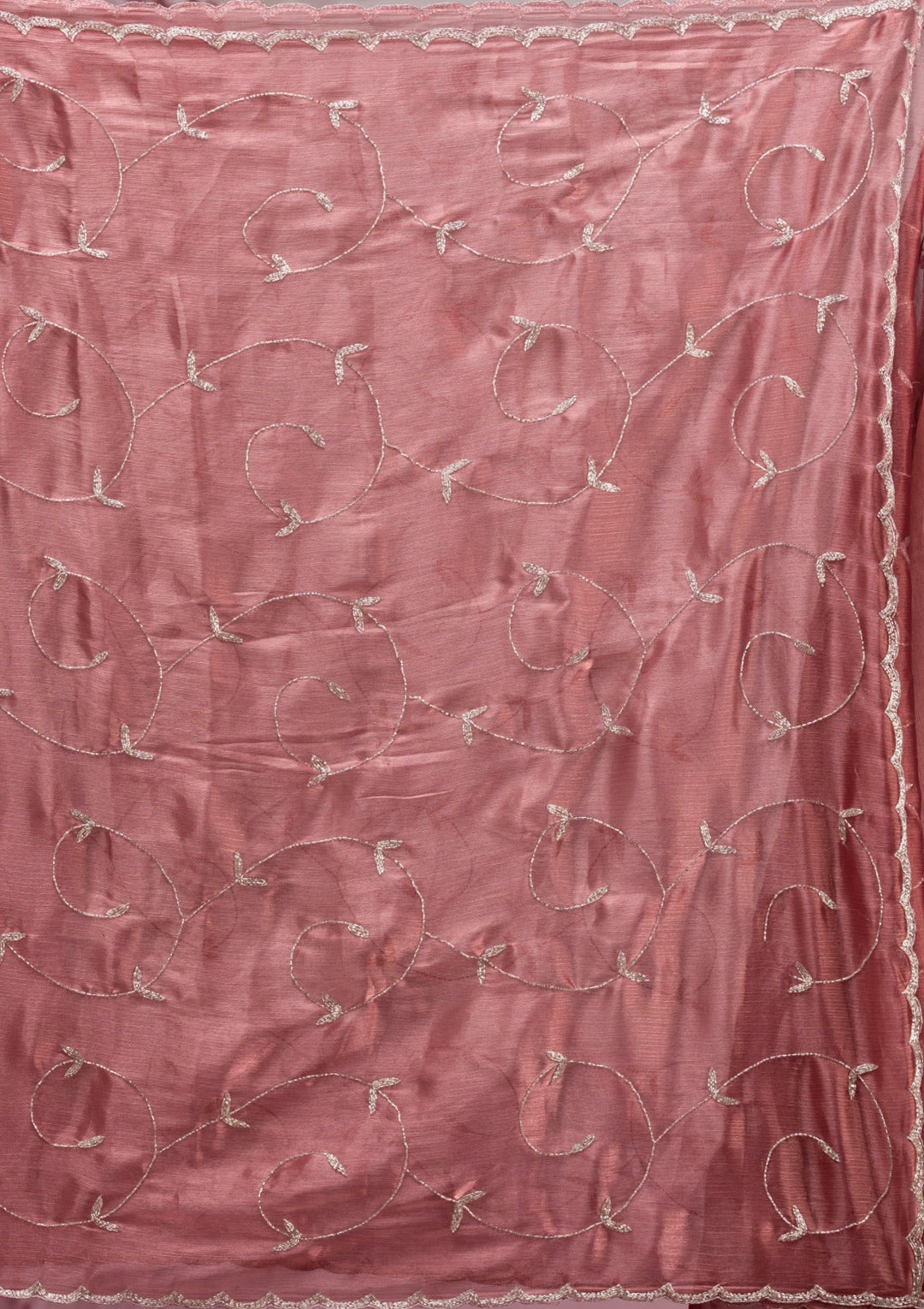 Gold Cutdana Georgette Saree