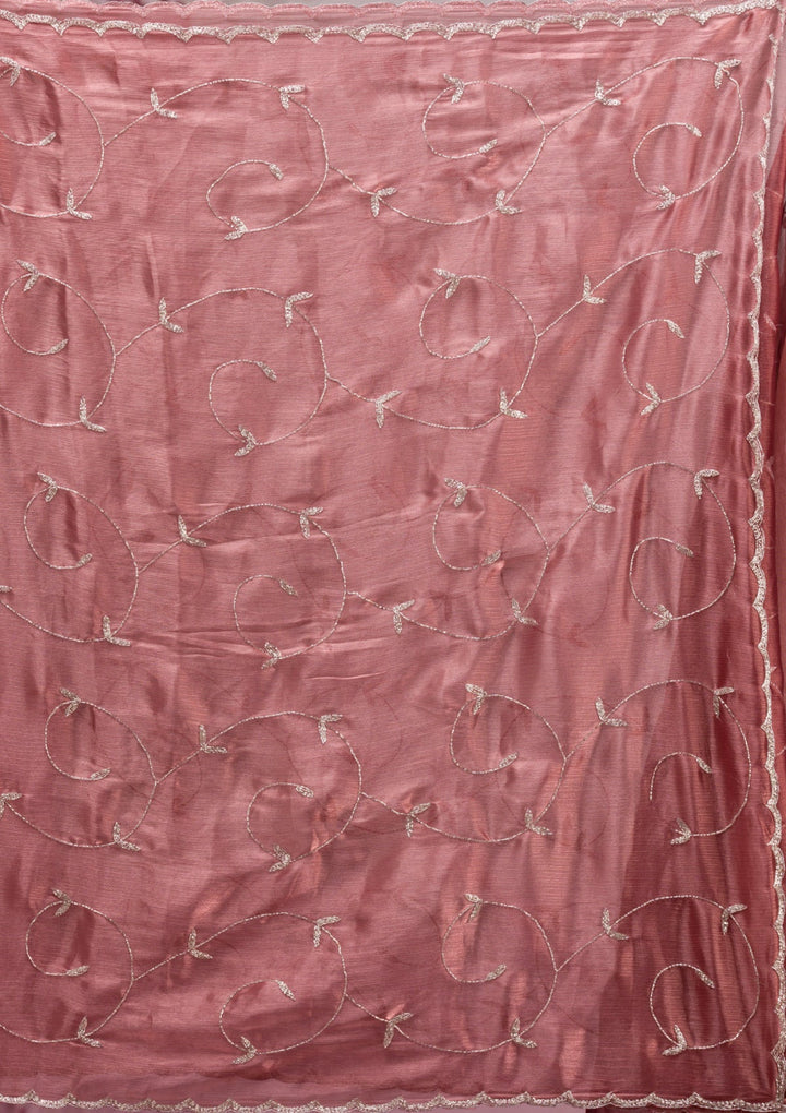 Gold Cutdana Georgette Saree