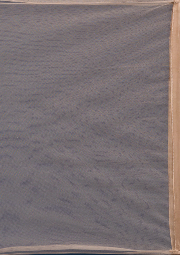 Gold Silver Stonework Net Readymade Lehenga