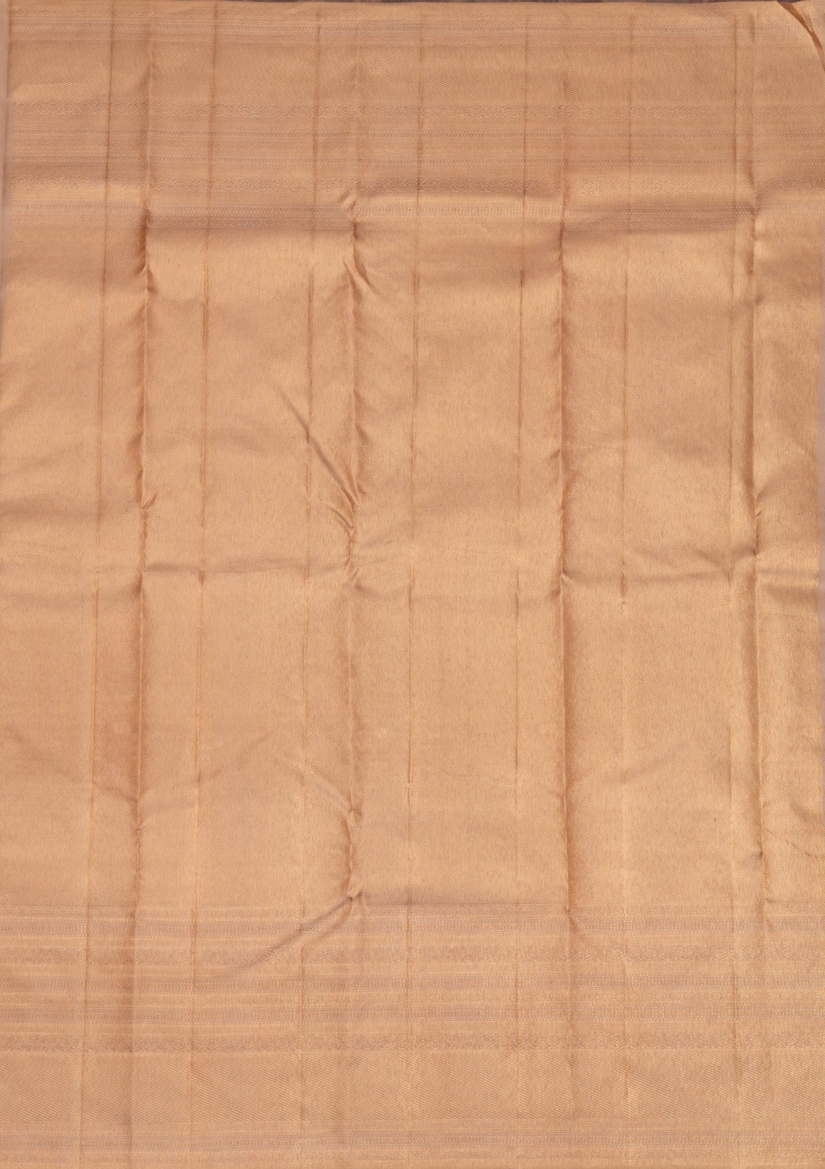 Gold Copper Zariwork Pure Silk Saree - Koskii