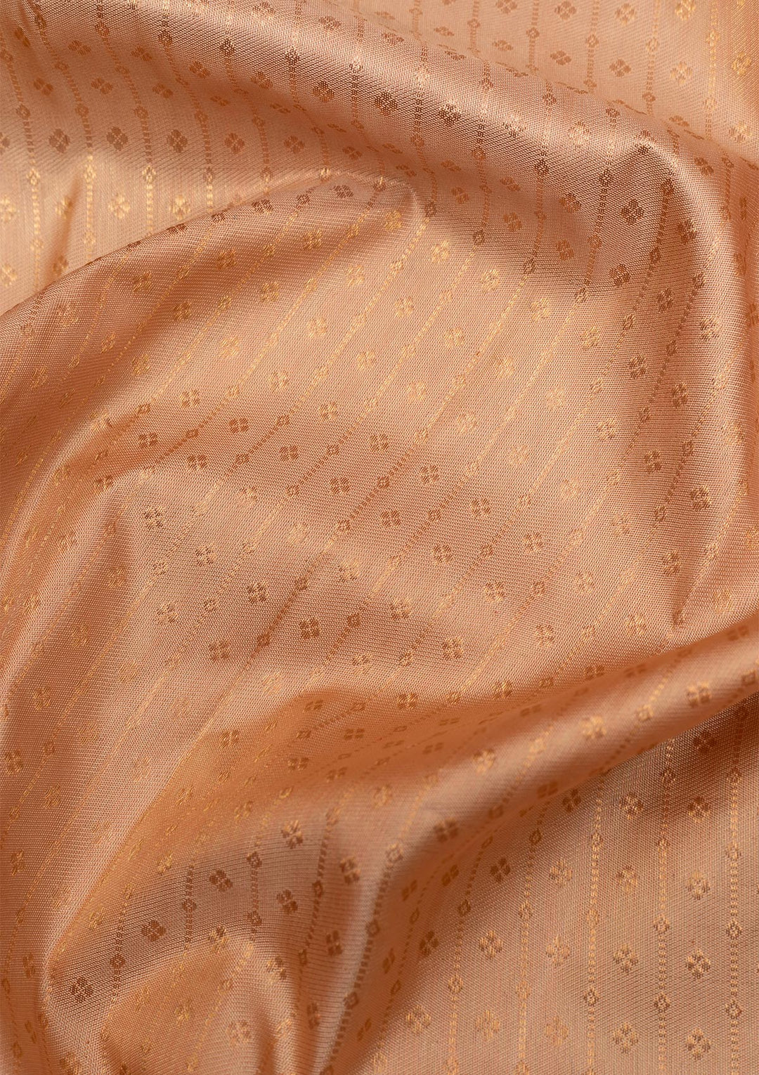 Gold Copper Zariwork Pure Silk Saree - Koskii