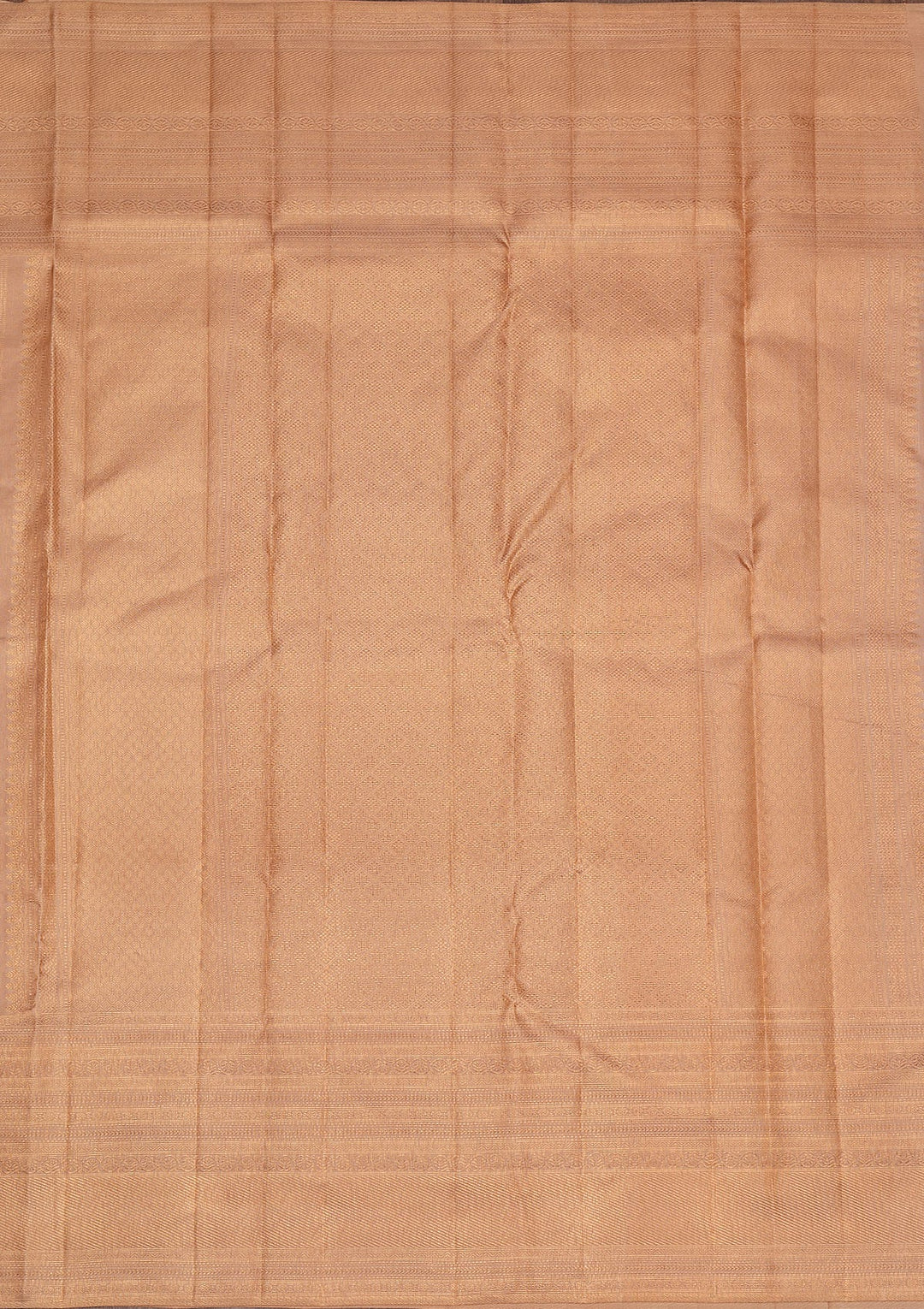 Gold Copper Zariwork Pure Silk Saree - Koskii