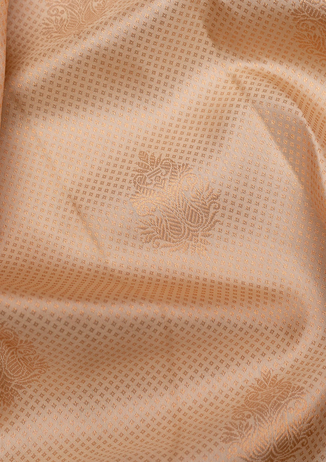 Gold Copper Zariwork Pure Silk Saree - Koskii