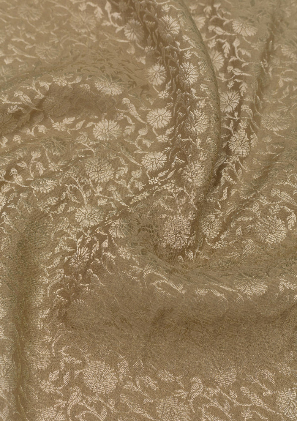 Gold Zariwork Pure Silk Saree-Koskii