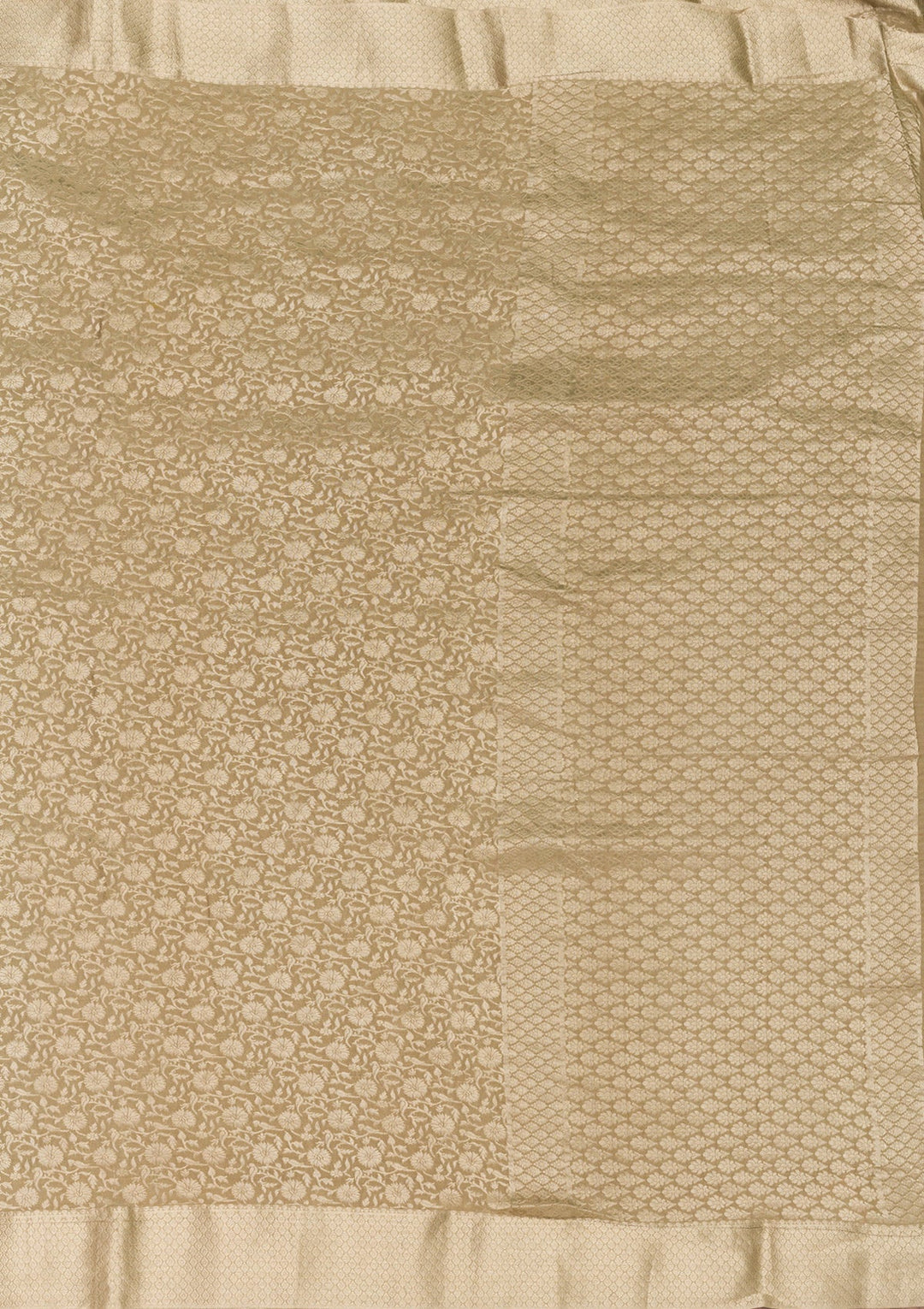 Gold Zariwork Pure Silk Saree-Koskii
